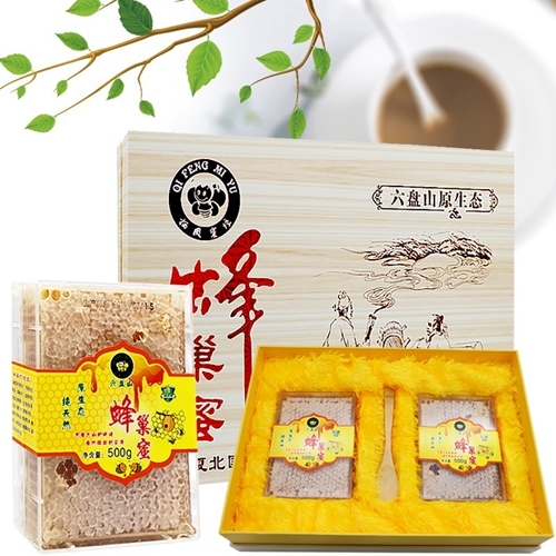 栖凤蜜语纯天然蜂蜜（巢蜜） 500g  90元.jpg